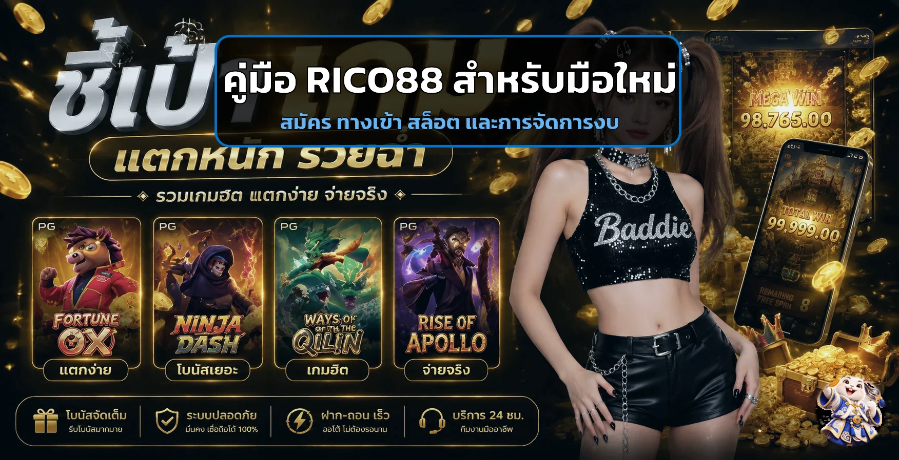 RICO88 | คู่มือสมัคร ทางเข้า สล็อต สำหรับมือใหม่